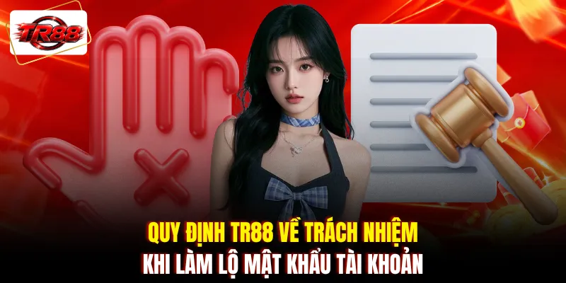 Quy định TR88 về trách nhiệm khi làm lộ mật khẩu tài khoản